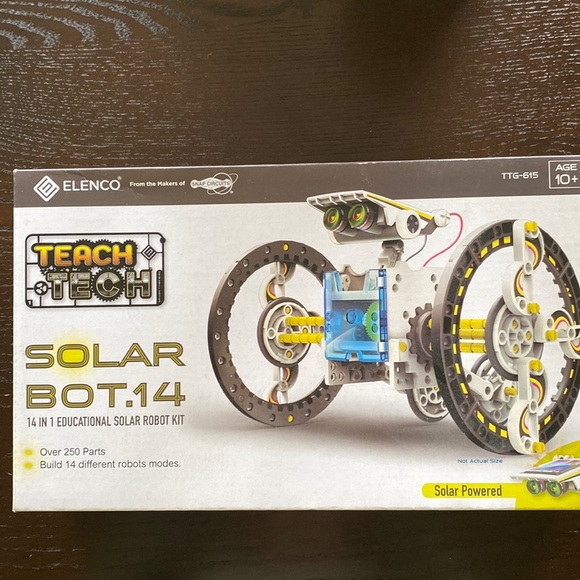 Elenco - Teach Tech Solar Bot.14‎ Solar Powered Robot Kit - STEM Learning - Picture 1 of 3